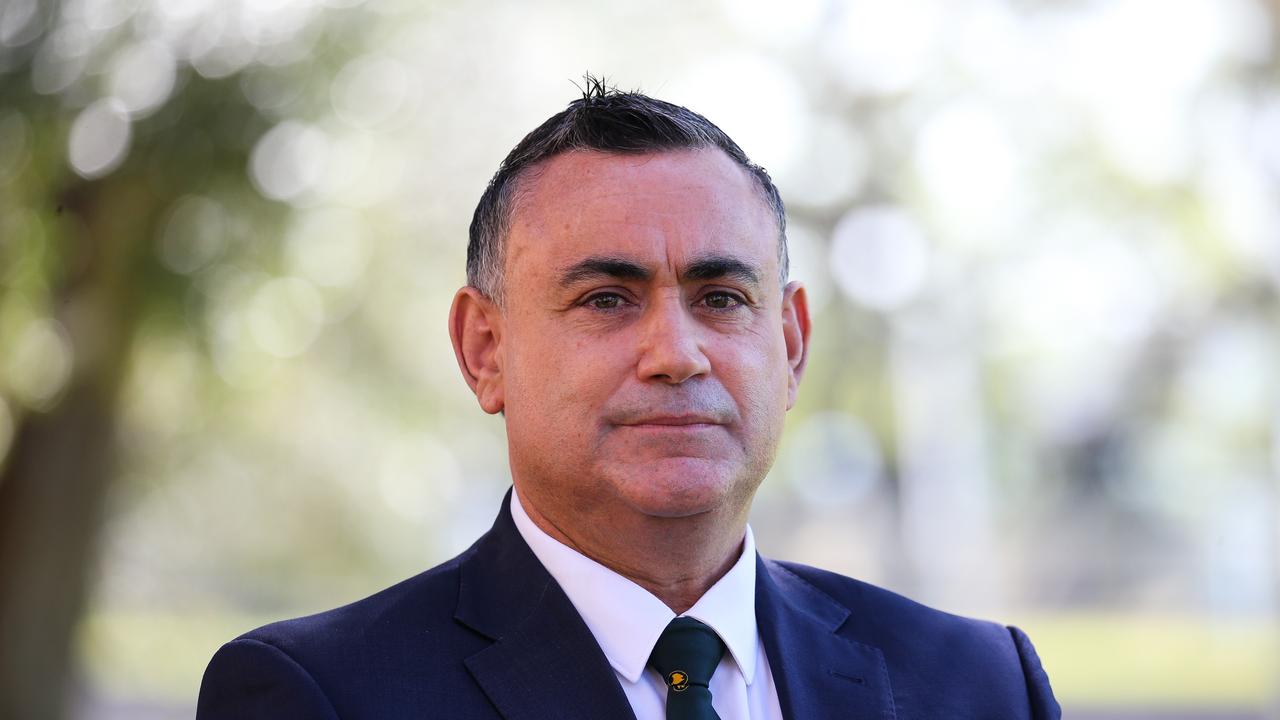 After teasing his resignation for some time, John Barilaro announced he would step away from political life on Sunday. Picture: NCA NewsWire / Gaye Gerard