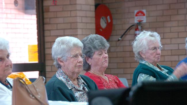 Pensioners at the Port Curtis Senior Citizens Centre, Gladstone. Photo Kara Irving / The Observer