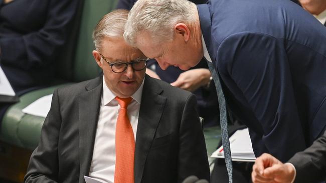 Anthony Albanese and Tony Burke. Picture: Martin Ollman/NCA NewsWire