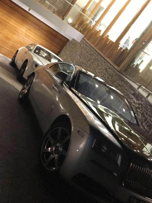 There were also plenty of flash rides to ogle at the home of Salim Mehajer. Picture: Instagram