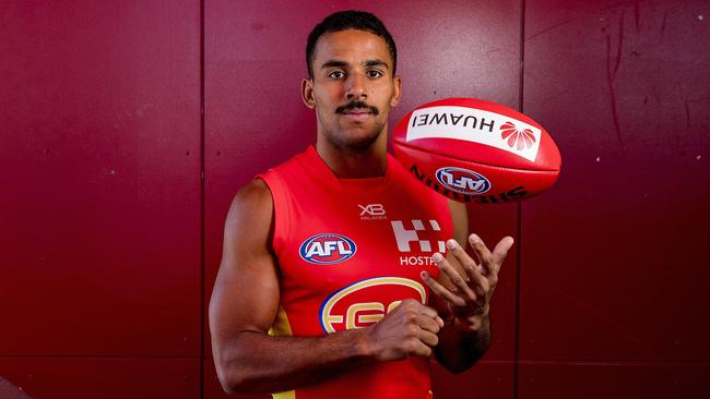 Touk Miller will play his 100th game for the Gold Coast Suns this Saturday. Picture: Jerad Williams