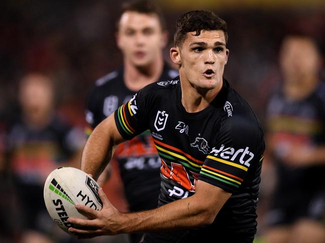 Penrith’s Nathan Cleary is the undisputed playmaking boss at the Panthers in 2020. Picture: AAP Image/Dan Himbrechts