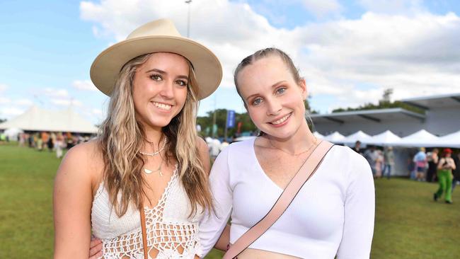 Zoe Mahoney and Mia Stock at Groovin the Moo, Sunshine Coast 2023. Picture: Patrick Woods.