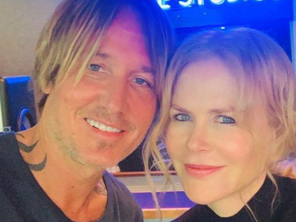 Nicole Kidman and Keith Urban, "Home studio gig... again  @KeithUrban" Picture: @nicolekidman/InstagramSource: https://www.instagram.com/p/B-Fx15OpfTT/