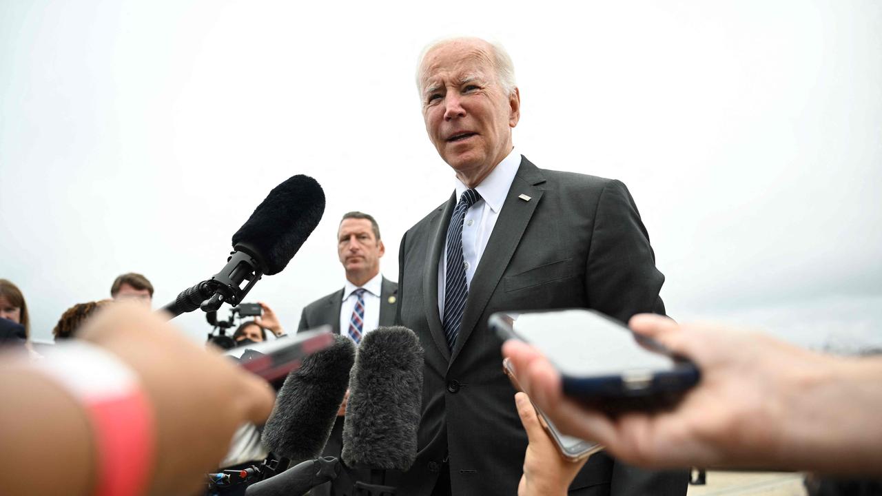 US President Joe Biden has pleaded to President Putin to keep fighting in Ukraine ‘conventional’. Photo: Mandel Ngan / AFP