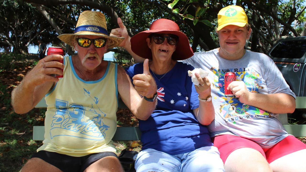 Trevor, Bev and Luke Kerle enjoyed the Bundaberg Great Australian Bites festival on Australia Day 2024.