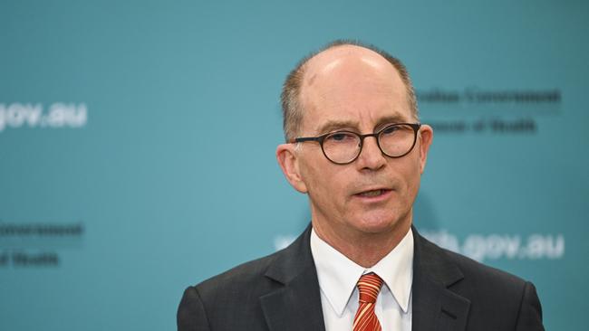 Deputy Chief Medical Officer Professor Paul Kelly wants to isolate cases as quickly as possible. Picture: AAP Image/Lukas Coch