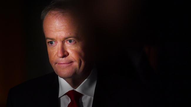 Australian Opposition Leader Bill Shorten at the launch of Labor's federal election campaign at the Brisbane Convention and Exhibition Centre. Picture: AAP