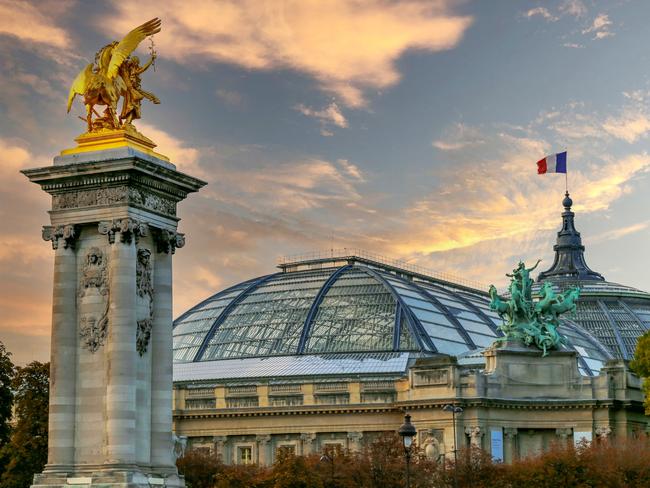 Grand Palais from bridge Alexandre III, Paris.
