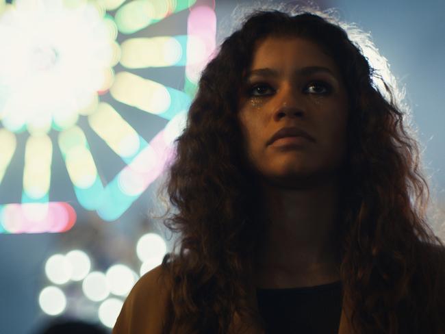 Zendaya plays Rue in Euphoria. Picture: Binge