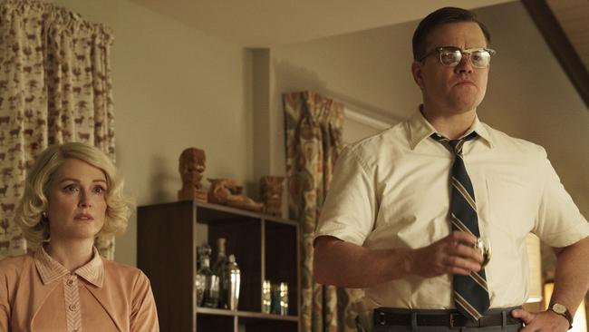 Suburbicon is the second George Clooney-directed movie Matt Damon has starred in after The Monuments Men. (Hilary Bronwyn Gayle/Paramount Pictures via AP)