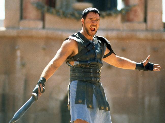 Russell Crowe in the film Gladiator. Picture: Universal / Getty Images