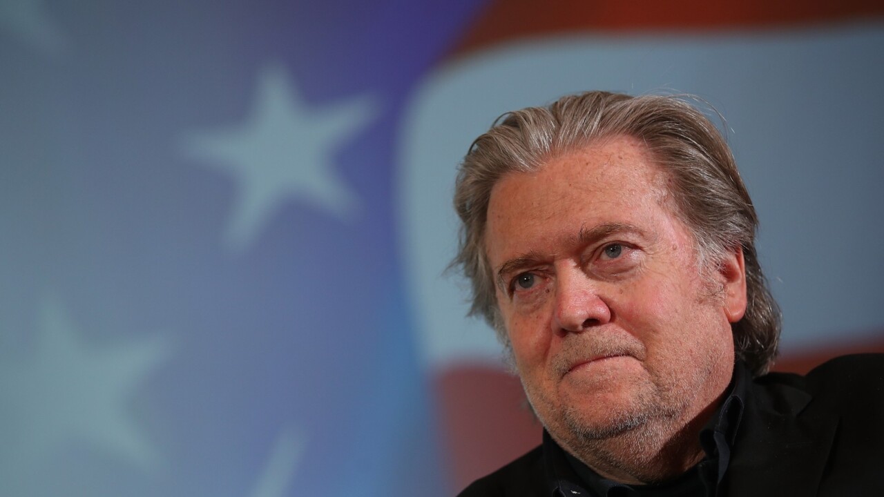 President Donald Trump pardons former chief strategist Steve Bannon