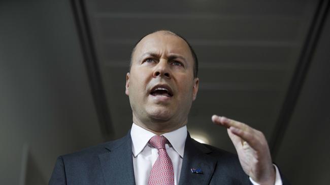 Federal Treasurer Josh Frydenberg. Picture: Sean Davey.
