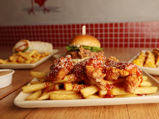 Food at a new venue - Fricken - has opened up on the Gold Coast, Pic Annette Dew