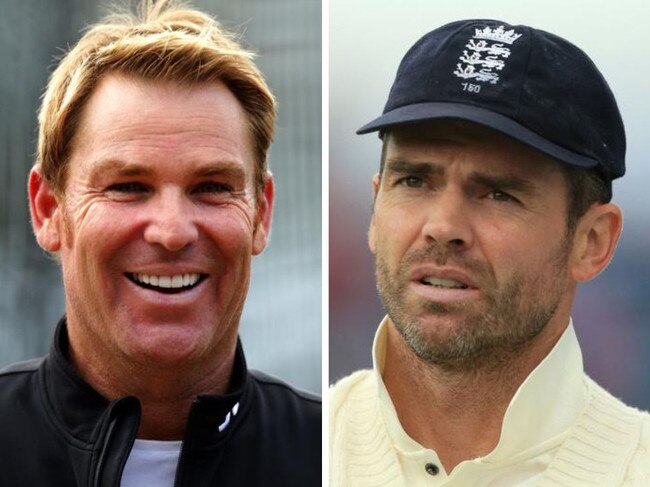 Jimmy Anderson will fall short of Shane Warne's 708 Test wickets.