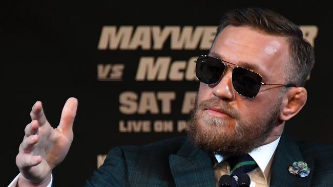 Georges St-Pierre hasn’t ruled out a super fight with Conor McGregor. Picture: Getty