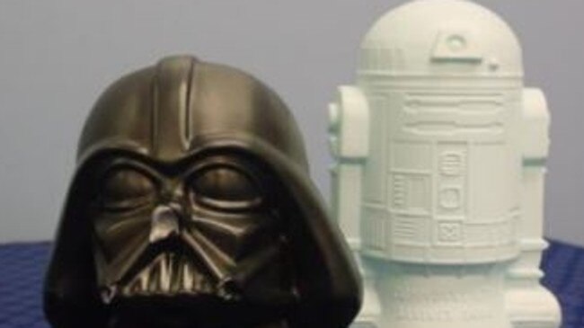 These ceramic Star Wars money boxes sold for 30 cents each.