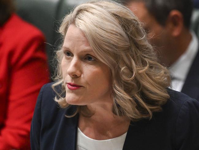 CANBERRA, AUSTRALIA - FEBRUARY 16: Minister for Home Affairs Clare O'Neil during Question Time at Parliament house in Canberra. Picture: NCA NewsWire / Martin Ollman