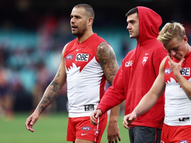 Lance Franklin of the Swans. Picture: Matt King