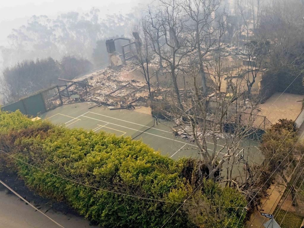 Actor Billy Crystal’s home was destroyed. Picture: BACKGRID Australia