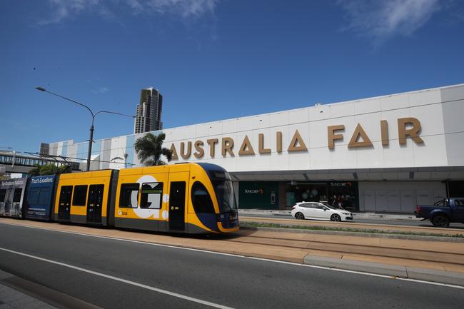 The exterior of an aging Australia Fair shopping centre at Southport. Picture Glenn Hampson