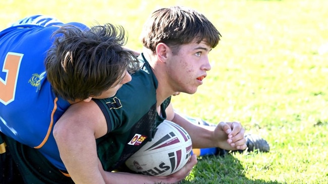 Villa's Cameron Bukowski scores a try in 2022 - he is highly through of at the Broncos.