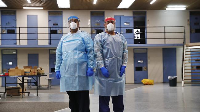 An inside look into Silverwater Jail in Sydney during the COVID-19 pandemic. Picture: Sam Ruttyn