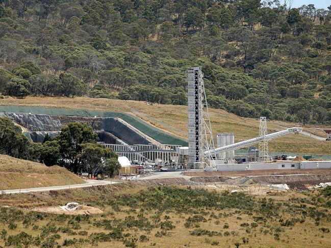 Snowy Hydro 2.0. Tantangara site where tunnelling machine Florence has begun her journey but is currently bogged. Picture: Jane Dempster