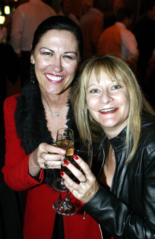 Vicki Graham and Terri Cooper in 2005. Picture: Adam Smith