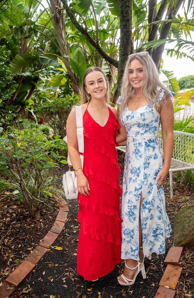 Ellie McKenzie (left) and Tayla Green. Weetwood Raceday at Toowoomba Turf Club. Saturday, September 28, 2024. Picture: Nev Madsen