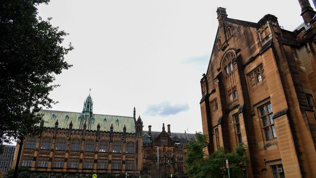 The University of Sydney (pictured) and University of Technology Sydney are in Mr Albanese’s electorate. Picture: NCA NewsWire/Bianca De Marchi