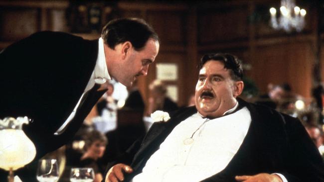 John Cleese and Terry Jones as Mr Creosote in Monty Python’s The Meaning of Life.