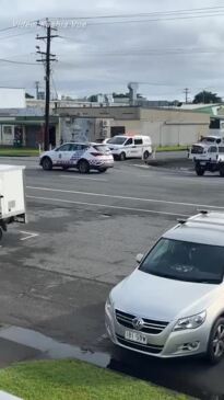 Man in stolen police car taunts officers on Newell St