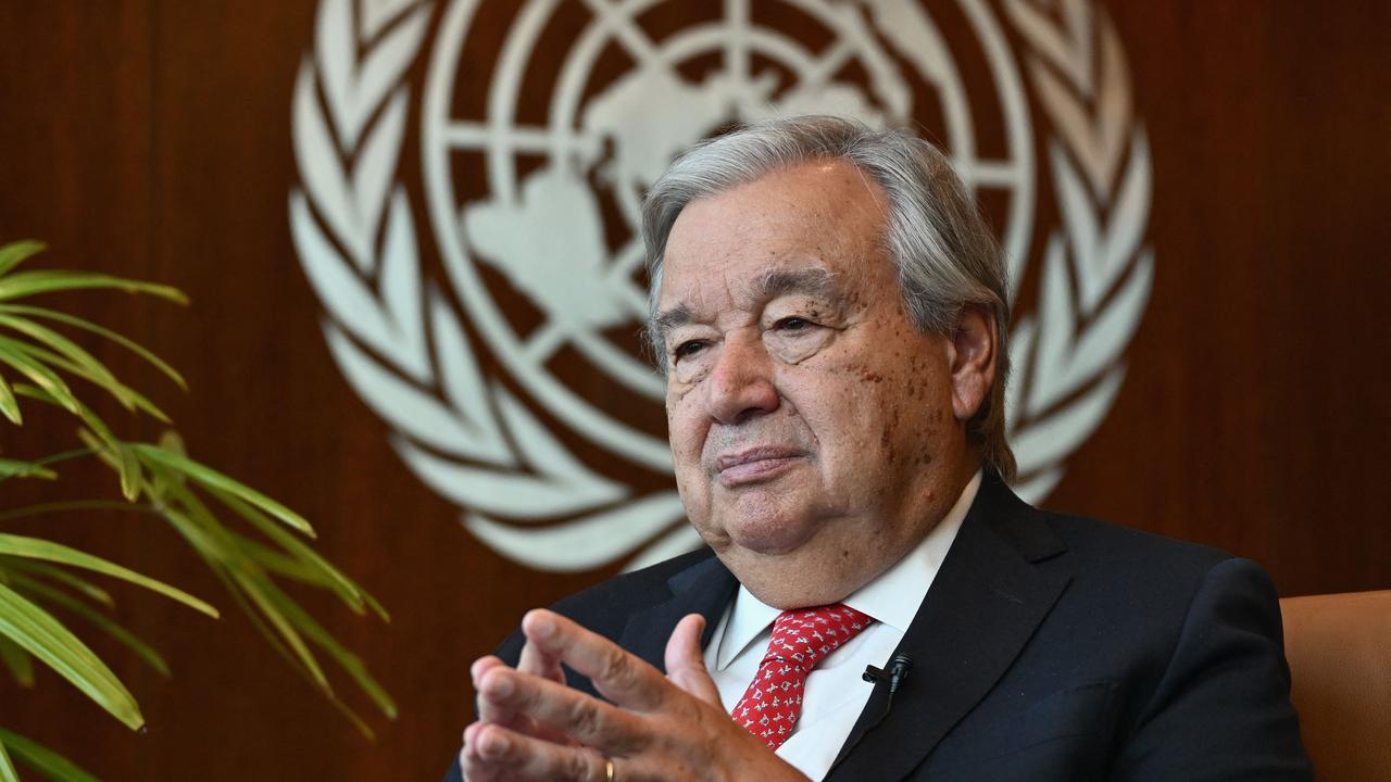 UN Secretary-General Antonio Guterres. Picture: Angela Weiss / AFP