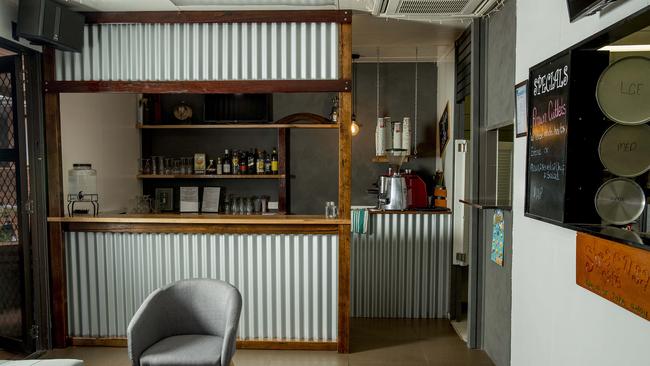 The bar area at the new-look Siracusa restaurant. Picture: Jerad Williams.