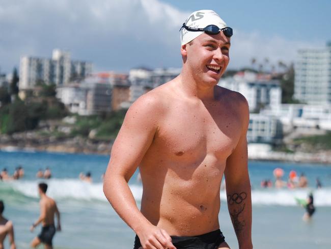 Sam Short at Bondi beach. Supplied: Speedo