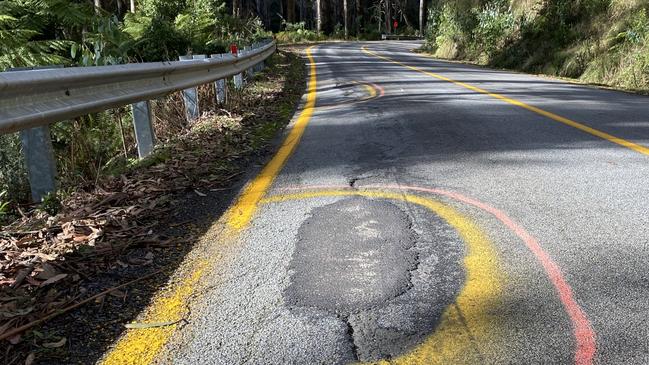 The Allan Government withheld $100 million in the Better Roads Victoria trust account in 2023-24, despite the state’s roads falling apart.