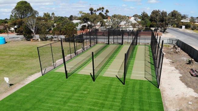 The upgrade will consist of four netted practice pitches valued at $150k. Picture: Supplied