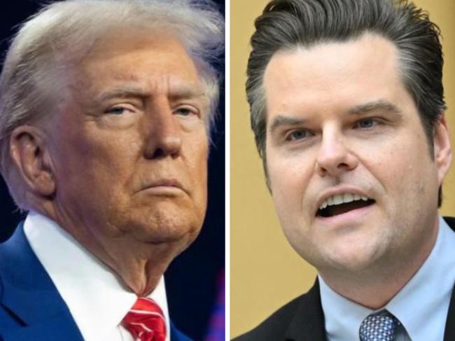 Matt Gaetz and Donald Trump