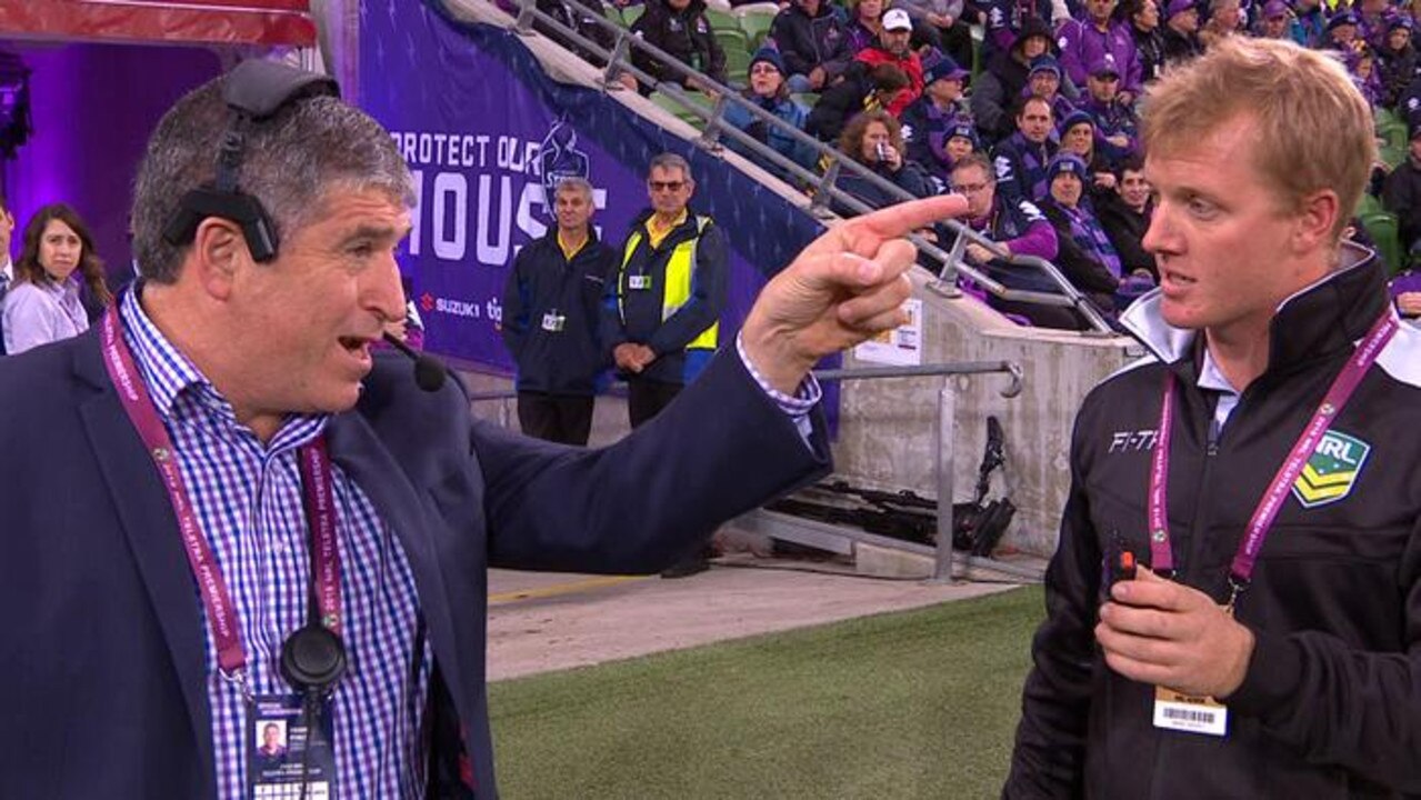 Melbourne's General Football-Manager Frank Ponissi says Storm would be lost without the 'team behind the team'. Picture: Fox Sports.