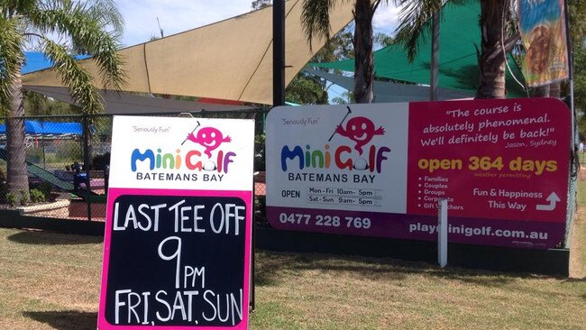 Picture: Facebook/Batemans Bay Mini Golf