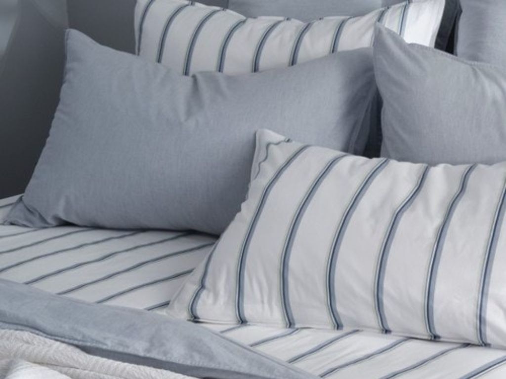These sheets are super soft and comfortable, plus we love the fun stripe pattern.