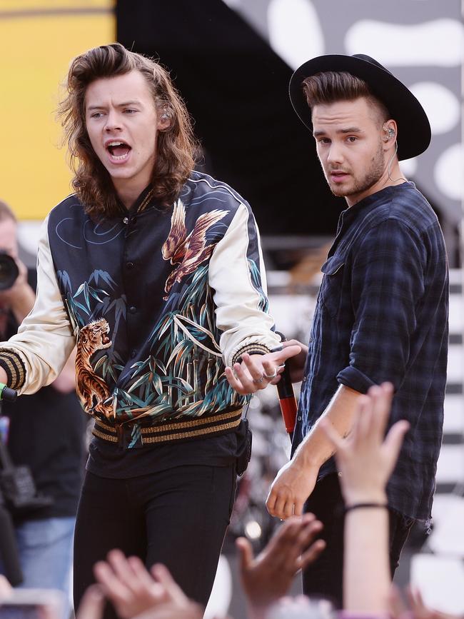 Harry Styles and Liam Payne in 2015. Picture: Stephen Lovekin/Getty