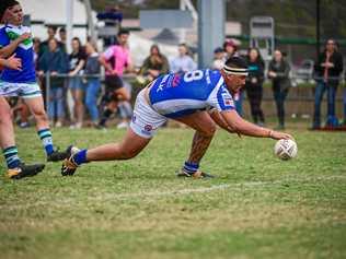 Kaelin KereKere scores - Ignatius Park College, Townsville. Picture: Brian Cassidy