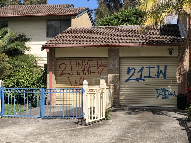 More than 30 homes were graffitied during the attack.