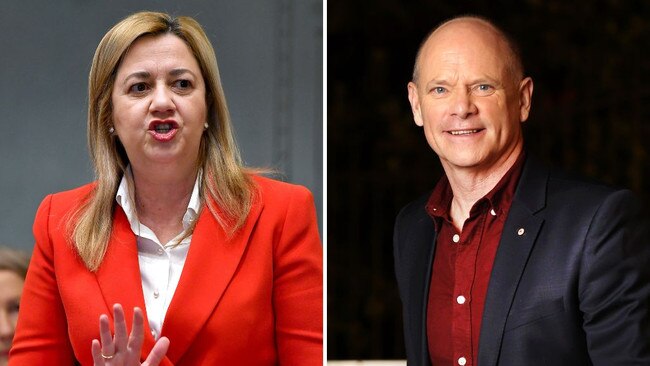 Annastacia Palaszczuk and Campbell Newman