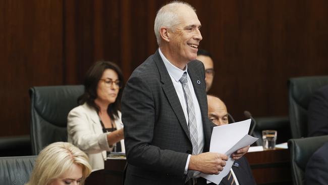 Minister Nick Duigan. Final sitting week of parliament for 2023. Picture: Nikki Davis-Jones