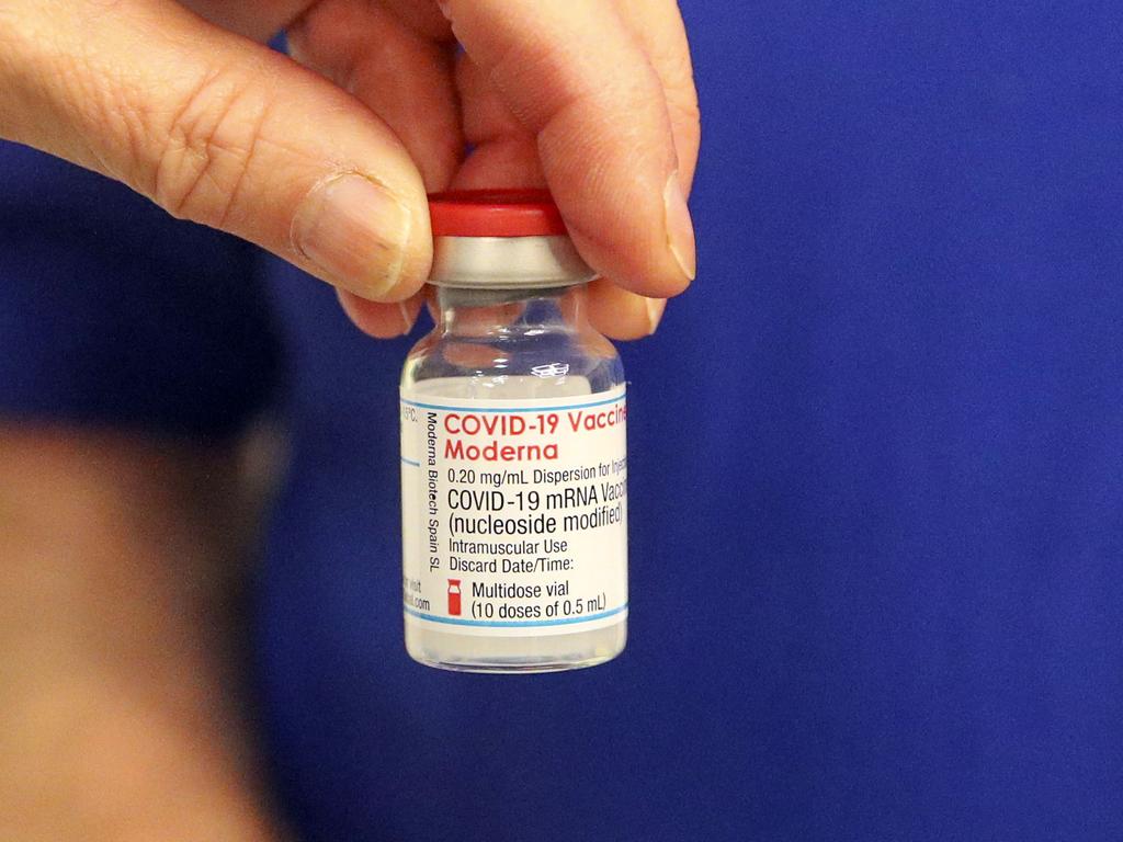 The WHO has approved the Moderna COVID-19 vaccine for emergency use. Picture: Steve Parsons – WPA Pool/Getty Images