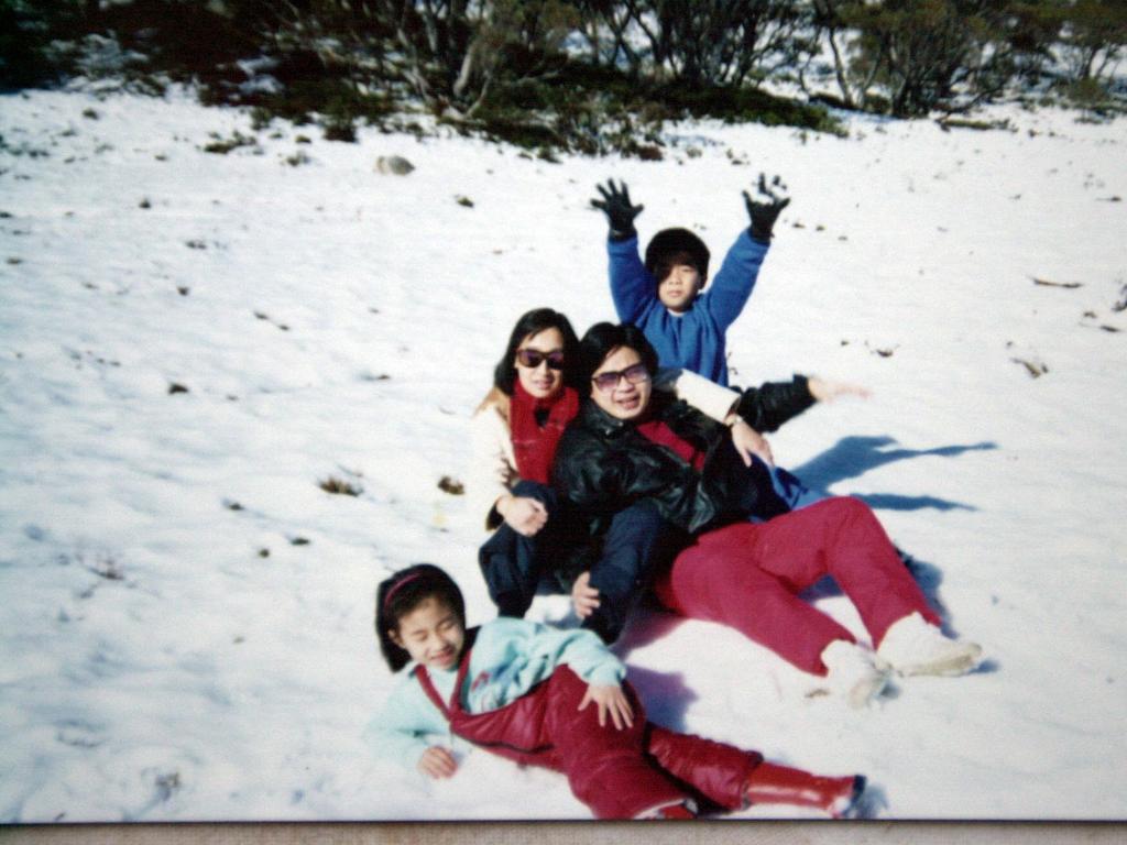 The Gonzales family — from bottom, Clodine, Loiva, Terry and Sef.